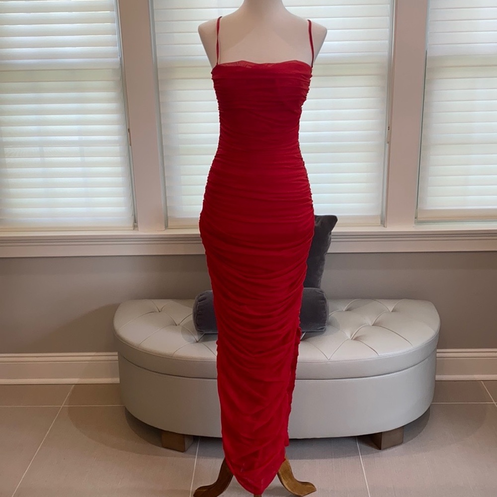 House of CB Fornarina red dress